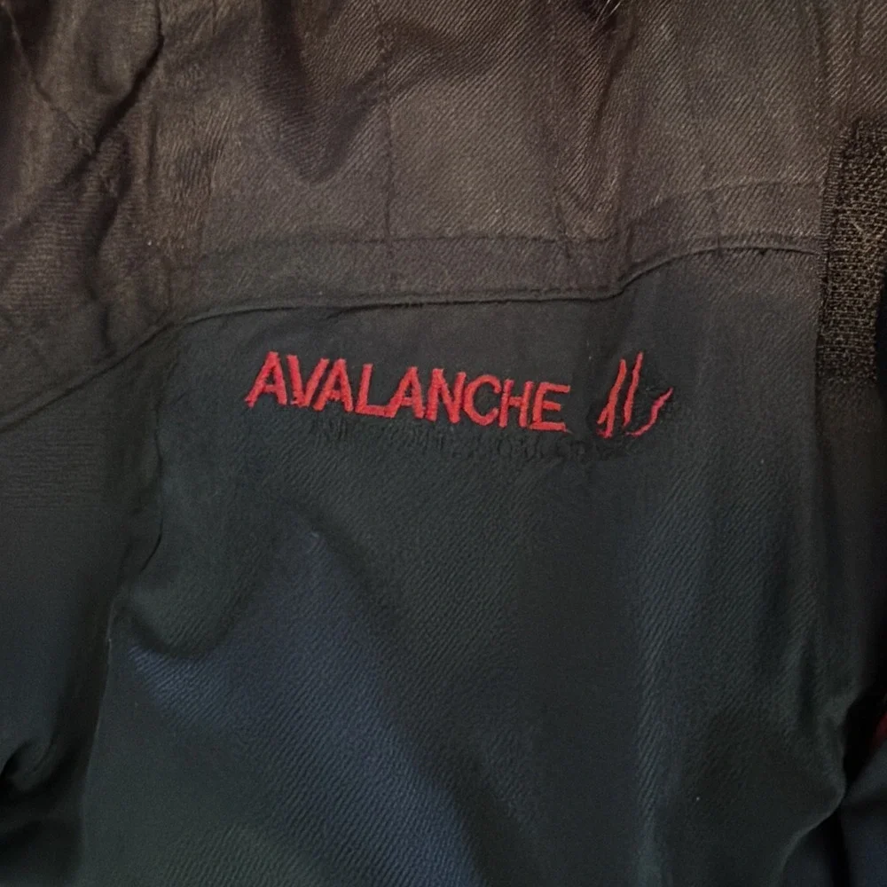 Avalanche Big Chill Expedition Black Kids Sz 5 Winter Coat Parka Faux Fur Hoodie